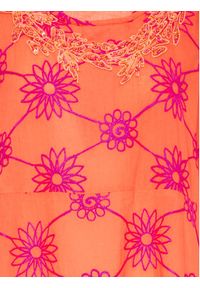 Iconique Sukienka letnia IC23 108 Pomarańczowy Regular Fit. Kolor: pomarańczowy. Materiał: bawełna. Sezon: lato #4