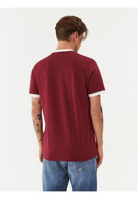Ellesse T-Shirt SHL10164 Bordowy Regular Fit. Kolor: czerwony. Materiał: bawełna #5