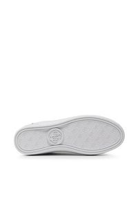 Guess Sneakersy Beckie FL7BKI ELE12 Biały. Kolor: biały. Materiał: skóra