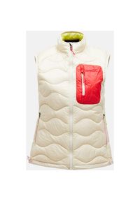 Kamizelka Peak Performance puchowa damska Helium Utility Down Vest beżowa - S. Kolor: wielokolorowy. Materiał: puch