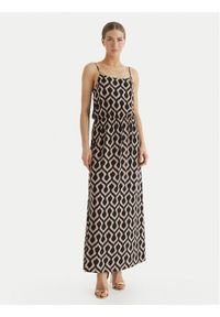 only - ONLY Sukienka letnia Nova 15222217 Czarny Regular Fit. Kolor: czarny. Materiał: wiskoza. Sezon: lato #1