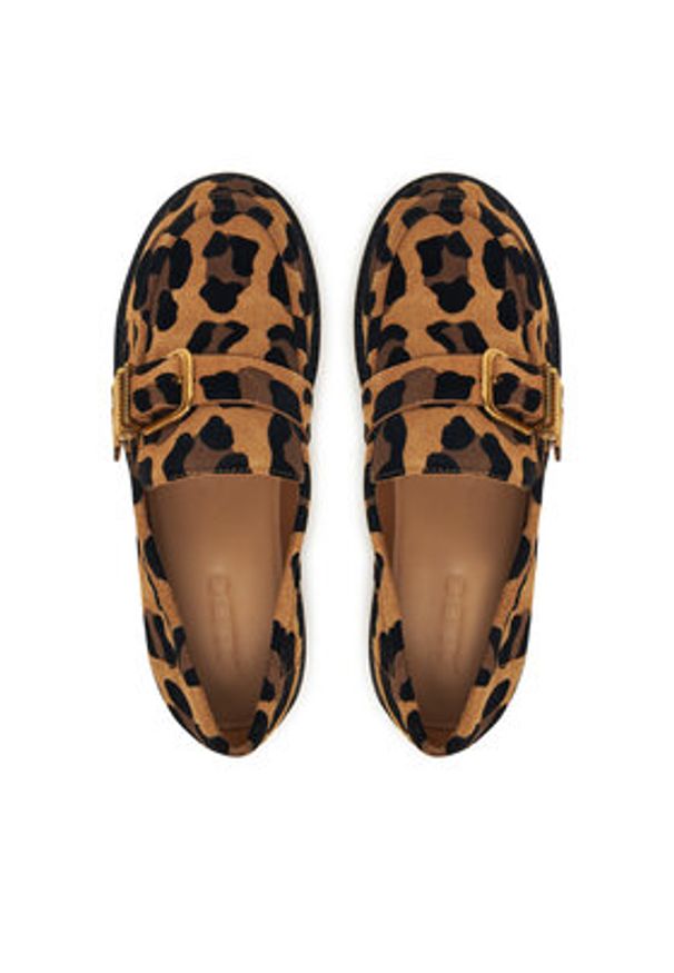 Aldo Półbuty Kayla 14115056 Brązowy. Kolor: brązowy. Materiał: zamsz, skóra