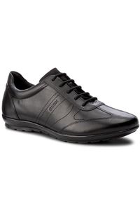 Geox Sneakersy U Symbol B U74A5B 00043 C9999 Czarny. Kolor: czarny. Materiał: skóra