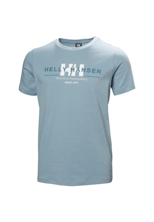 Koszulka dla dzieci Helly Hansen Graphic. Typ kołnierza: kaptur. Kolor: niebieski