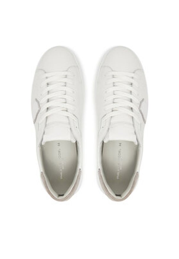 Philippe Model Sneakersy BTLU VD21 Biały. Kolor: biały. Materiał: skóra