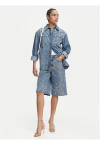 Liu Jo Bermudy UA6182 D0313 Niebieski Regular Fit. Kolor: niebieski. Materiał: bawełna #2