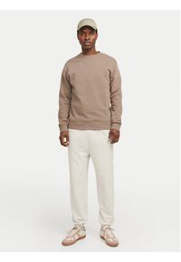 Jack & Jones Spodnie dresowe Morgan 12257964 Beżowy Regular Fit. Kolor: beżowy. Materiał: syntetyk, bawełna #8