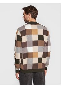 Redefined Rebel Sweter Kane 202085 Brązowy Regular Fit. Kolor: brązowy. Materiał: bawełna #2
