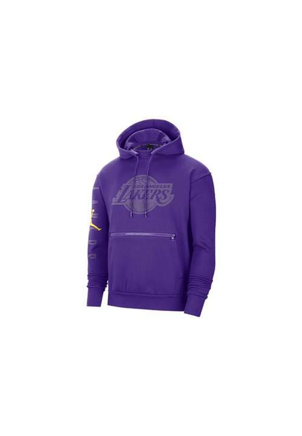 Bluza sportowa męska Nike Nba Los Angeles Lakers. Typ kołnierza: kaptur. Kolor: wielokolorowy. Sport: koszykówka