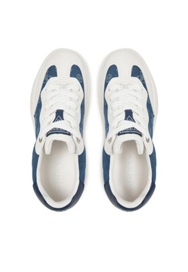 Guess Sneakersy FLPSW2 DEN12 Niebieski. Kolor: niebieski. Materiał: materiał