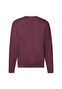 FRUIT OF THE LOOM - Męska Bluza Rozpinana Premium. Kolor: czerwony, wielokolorowy, brązowy
