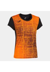 Koszulka do biegania damska Joma Elite VIII. Kolor: wielokolorowy, czarny, pomarańczowy. Sport: bieganie #1