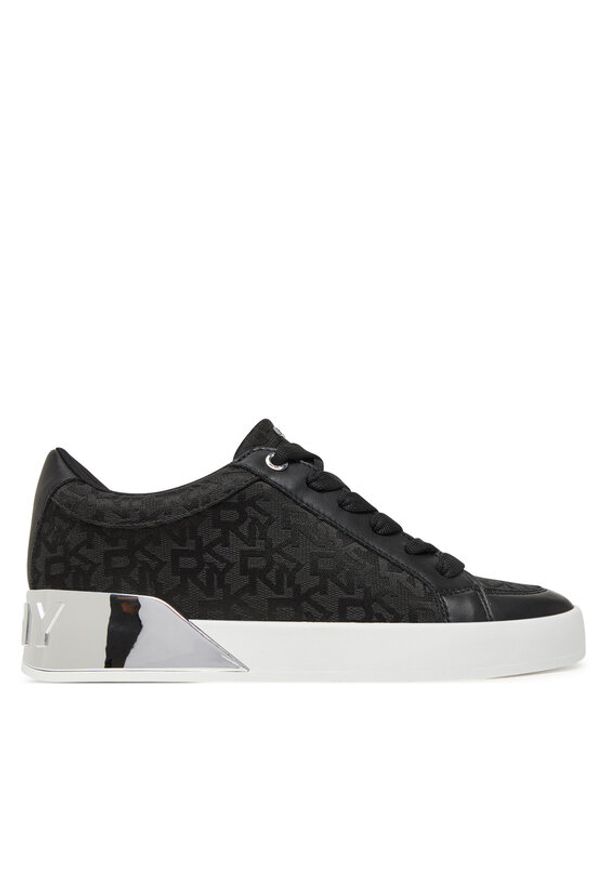 DKNY Sneakersy K1507746 Czarny. Kolor: czarny. Materiał: materiał