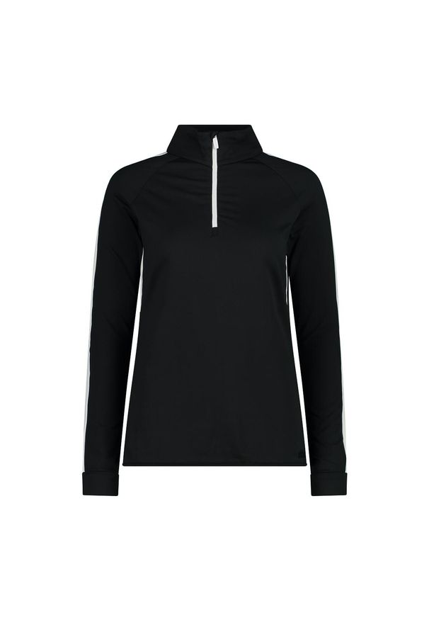 Golf damska turystyczne CMP 34L4286. Typ kołnierza: golf. Kolor: czarny. Sezon: zima. Sport: golf