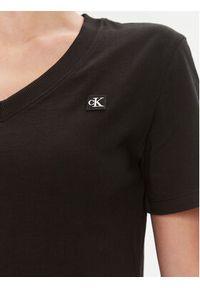 Calvin Klein Jeans T-Shirt Embro Badge J20J222560 Czarny Regular Fit. Kolor: czarny. Materiał: bawełna #2
