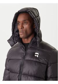 Karl Lagerfeld - KARL LAGERFELD Kurtka zimowa 505022 554590 Czarny Regular Fit. Typ kołnierza: dekolt w karo. Kolor: czarny. Materiał: syntetyk. Sezon: zima #7