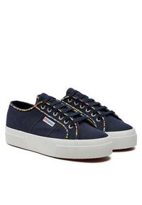 Superga Tenisówki Multicolor Beads 2740 S4131FW Granatowy. Kolor: niebieski. Materiał: materiał