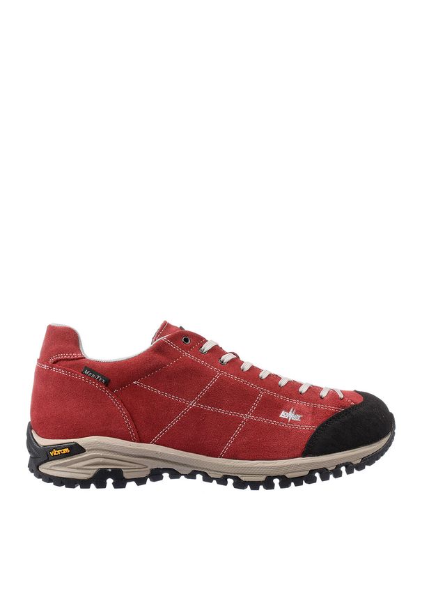 Buty turystyczne męskie LOMER Maipos Mtx Suede. Kolor: czerwony. Sport: turystyka piesza