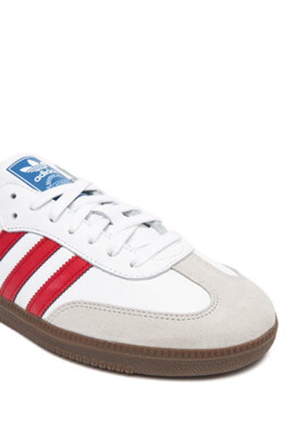 Adidas - adidas Sneakersy Samba Og IG1025 Biały. Kolor: biały. Materiał: skóra