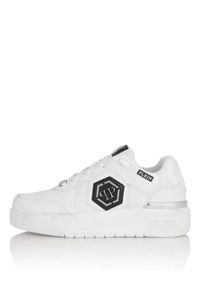 Philipp Plein - PHILIPP PLEIN Sneakersy SAFS USC0925 PTE003N Biały. Kolor: biały. Materiał: skóra #1