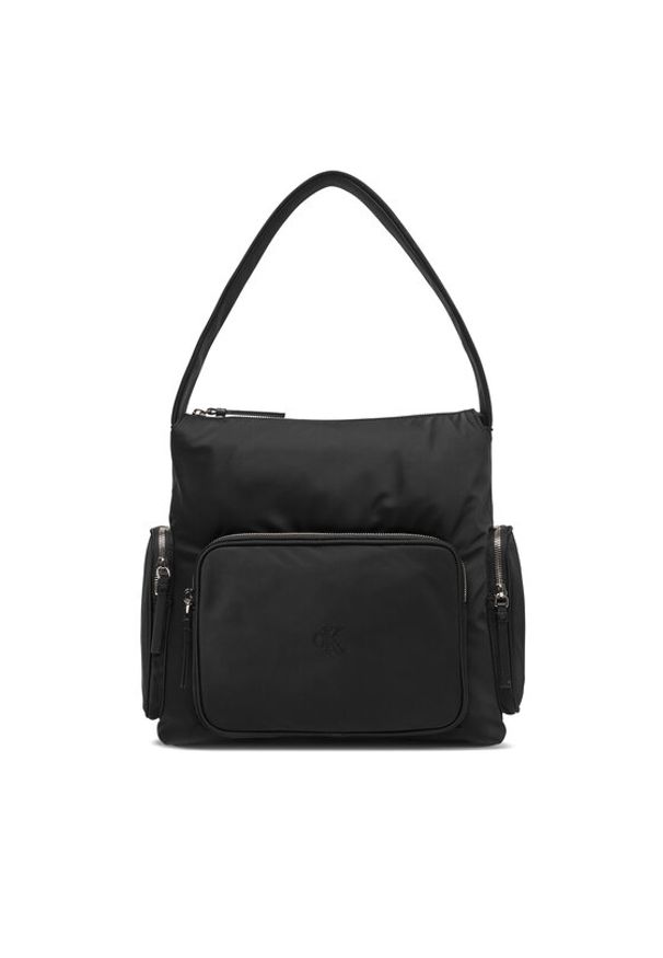 Calvin Klein Torebka LV04F3296G Czarny. Kolor: czarny