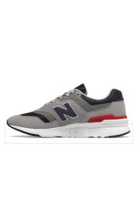 Buty do chodzenia męskie New Balance 997. Zapięcie: sznurówki. Kolor: szary. Materiał: skóra, syntetyk, materiał, tkanina. Szerokość cholewki: normalna. Sport: turystyka piesza #2