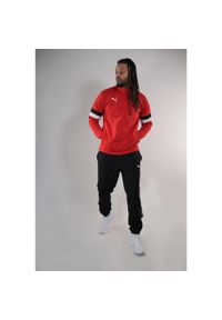 Dres męski Puma Team Rise. Kolor: biały, czerwony, czarny, wielokolorowy. Materiał: dresówka. Sport: fitness