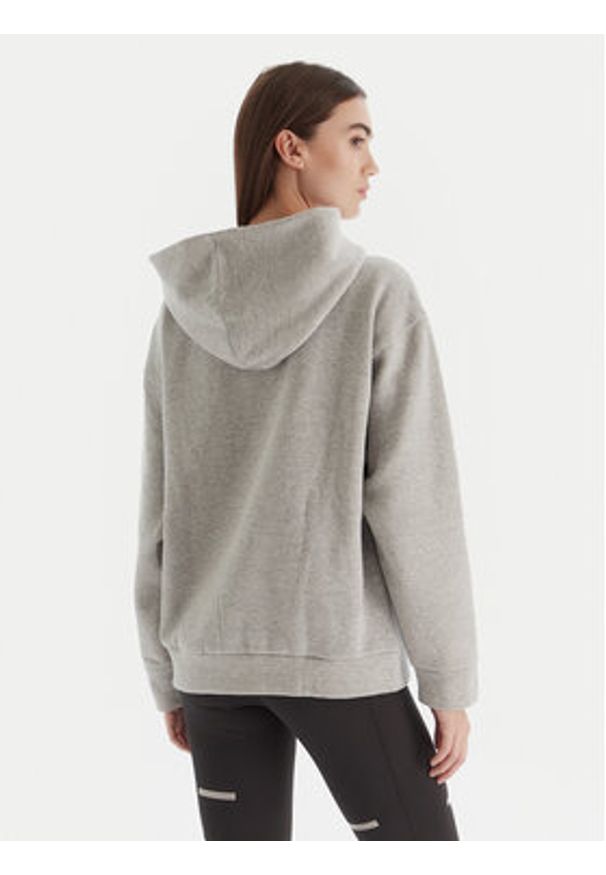 Adidas - adidas Bluza ALL SZN Holiday Glitter Fleece JV5757 Szary Loose Fit. Kolor: szary. Materiał: bawełna