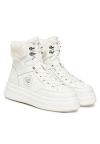 Blauer Trzewiki F5EMERY01/LEA Biały. Kolor: biały. Materiał: skóra #3