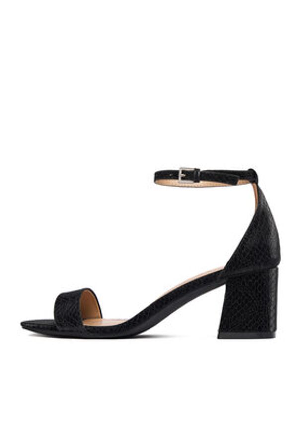 DeeZee Sandały CEO-HJY0223010-1 Czarny. Kolor: czarny. Materiał: materiał