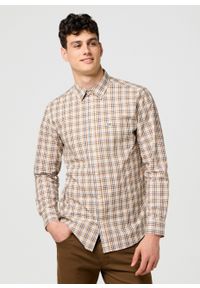 Wrangler - MESKA KOSZULA WRANGLER 1 PKT POPLIN SHIRT WHITE 112371402 #1