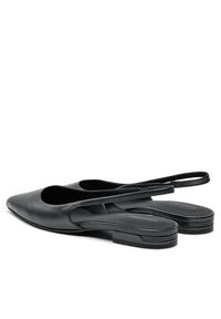 Calvin Klein Sandały Flat Slingback Pump Pearl HW0HW02120 Czarny. Kolor: czarny #3