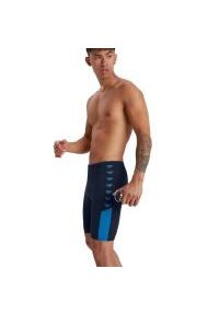Speedo Boom Logo Splice Jammer Granatowo-Niebieski - Rozmiar 40. Kolor: niebieski