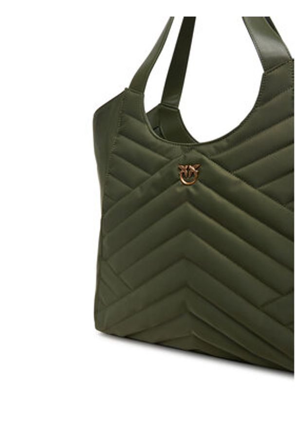 Pinko - PINKO Torebka Tote Bag Puzzle 104536 A1EU Z99Q Zielony. Kolor: zielony