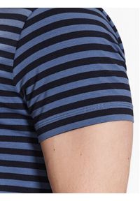 TOMMY HILFIGER - Tommy Hilfiger T-Shirt Stretch MW0MW10800 Granatowy Slim Fit. Kolor: niebieski. Materiał: bawełna #5