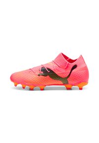 Buty piłkarskie Puma Future 7 Pro FG/AG. Kolor: wielokolorowy, różowy, żółty, pomarańczowy, czarny. Sport: piłka nożna #1