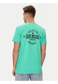 DC T-Shirt Chain Gang Tss ADYZT05348 Zielony Regular Fit. Kolor: zielony. Materiał: bawełna