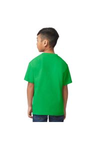 GILDAN - Koszulka Dziecięca Softstyle Midweight T-shirt. Kolor: zielony