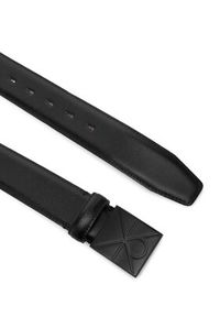 Calvin Klein Pasek Męski Emblem Plaque Smooth 35Mm LV04D7046G Czarny. Kolor: czarny. Materiał: skóra #3