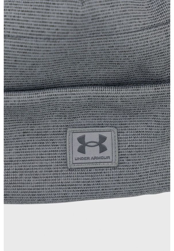 Under Armour - Czapka. Kolor: szary. Materiał: dzianina