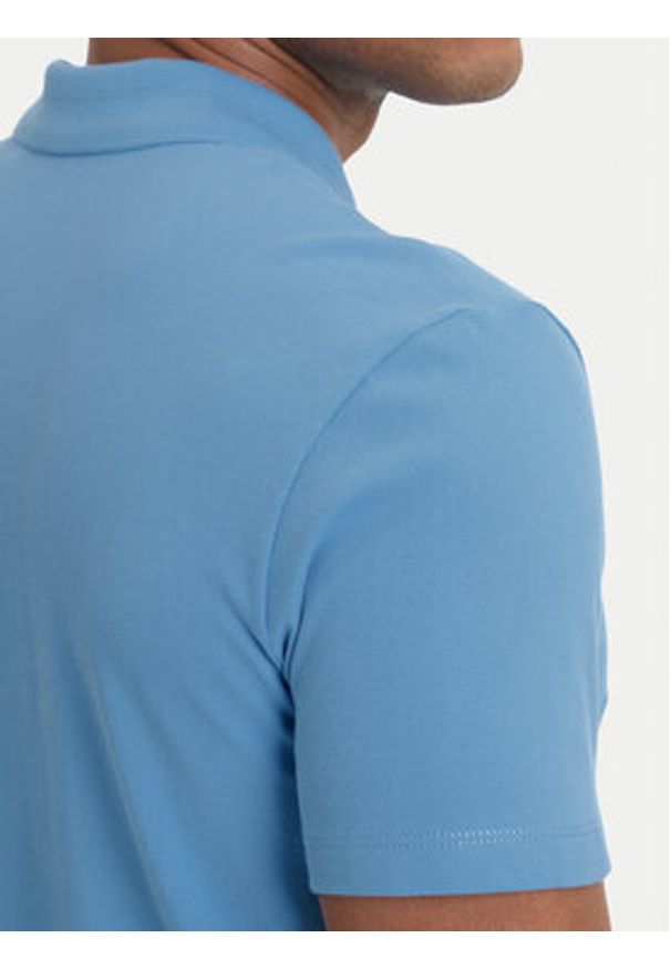 Napapijri Polo Ealis NP0A4H8B Niebieski Regular Fit. Typ kołnierza: polo. Kolor: niebieski. Materiał: bawełna