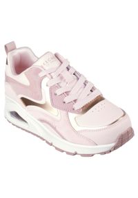 skechers - Buty do chodzenia damskie Skechers Uno Gen1. Zapięcie: sznurówki. Kolor: różowy. Materiał: materiał, syntetyk. Szerokość cholewki: normalna. Sport: turystyka piesza