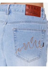Grimey Szorty jeansowe GSJ157 Błękitny Regular Fit. Kolor: niebieski. Materiał: bawełna #2