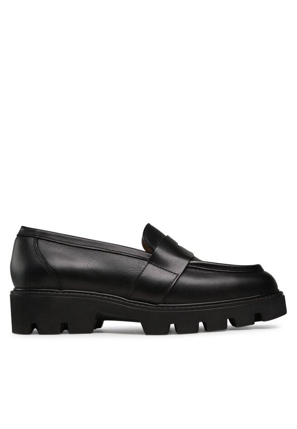 Loafersy Badura. Kolor: czarny
