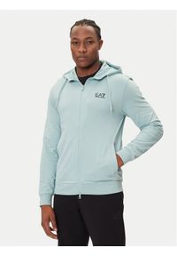 EA7 Emporio Armani Bluza 8NPM33 PJVRZ U9066 Niebieski Regular Fit. Kolor: niebieski. Materiał: bawełna