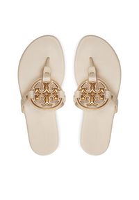 Tory Burch Japonki Miller 136593 Écru. Materiał: skóra #5