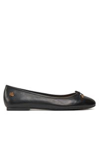 Lauren Ralph Lauren Baleriny 802940603001 Czarny. Kolor: czarny. Materiał: skóra #1