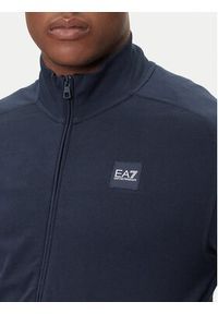 EA7 Emporio Armani Dres 7M000907 AF13512 UB102 Granatowy Regular Fit. Kolor: niebieski. Materiał: bawełna #3