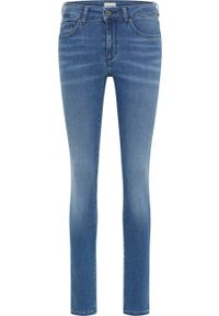 Mustang - MUSTANG SHELBY SKINNY DAMSKIE SPODNIE JEANSOWE JEANSY DŻINSY DENIM BLUE 1013581 5000 502