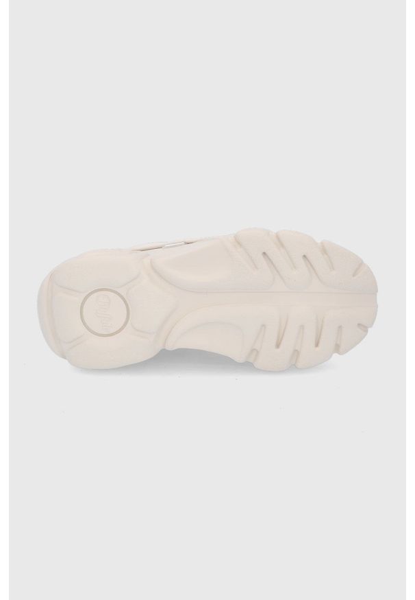 Buffalo - Buty CLD Corin. Nosek buta: okrągły. Zapięcie: sznurówki. Kolor: beżowy. Materiał: guma. Obcas: na platformie